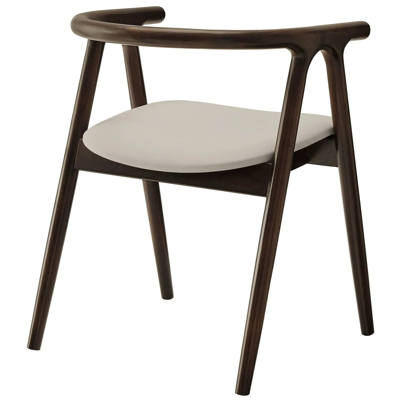 Henry Vegan Leather and Wood Dining Chair by HouseOfZazla