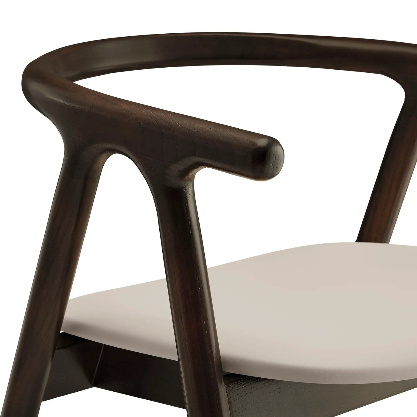 Henry Vegan Leather and Wood Dining Chair by HouseOfZazla