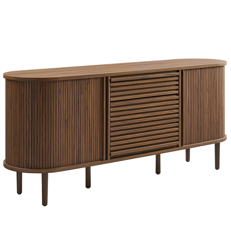 Harlan 67" Fluted Oval Sideboard Cabinet by Modway by HouseOfZazla
