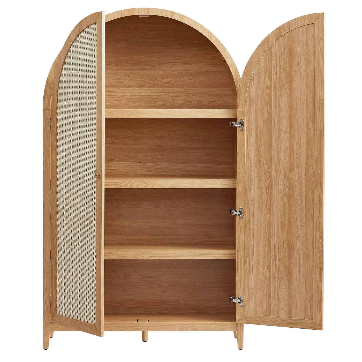Calista 79" Tall Wide Rattan Arched Storage Cabinet by Modway by HouseOfZazla
