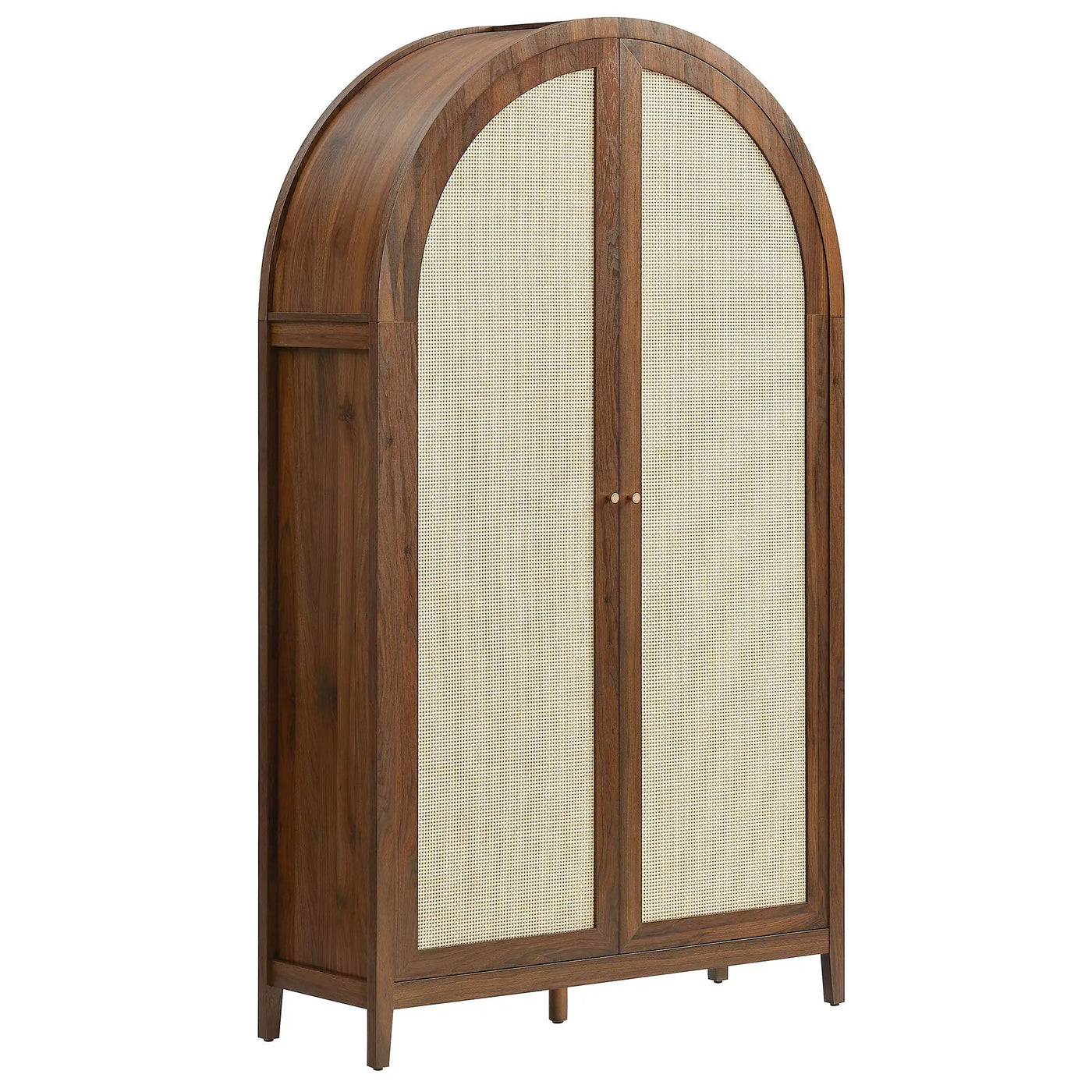 Calista 79" Tall Wide Rattan Arched Storage Cabinet by Modway by HouseOfZazla