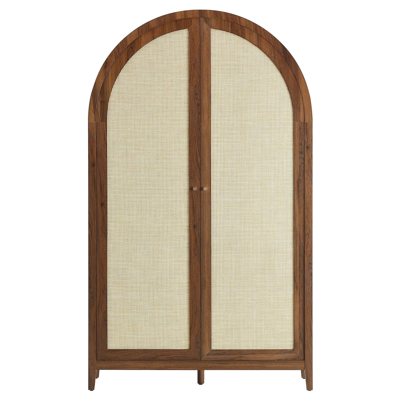 Calista 79" Tall Wide Rattan Arched Storage Cabinet by Modway by HouseOfZazla