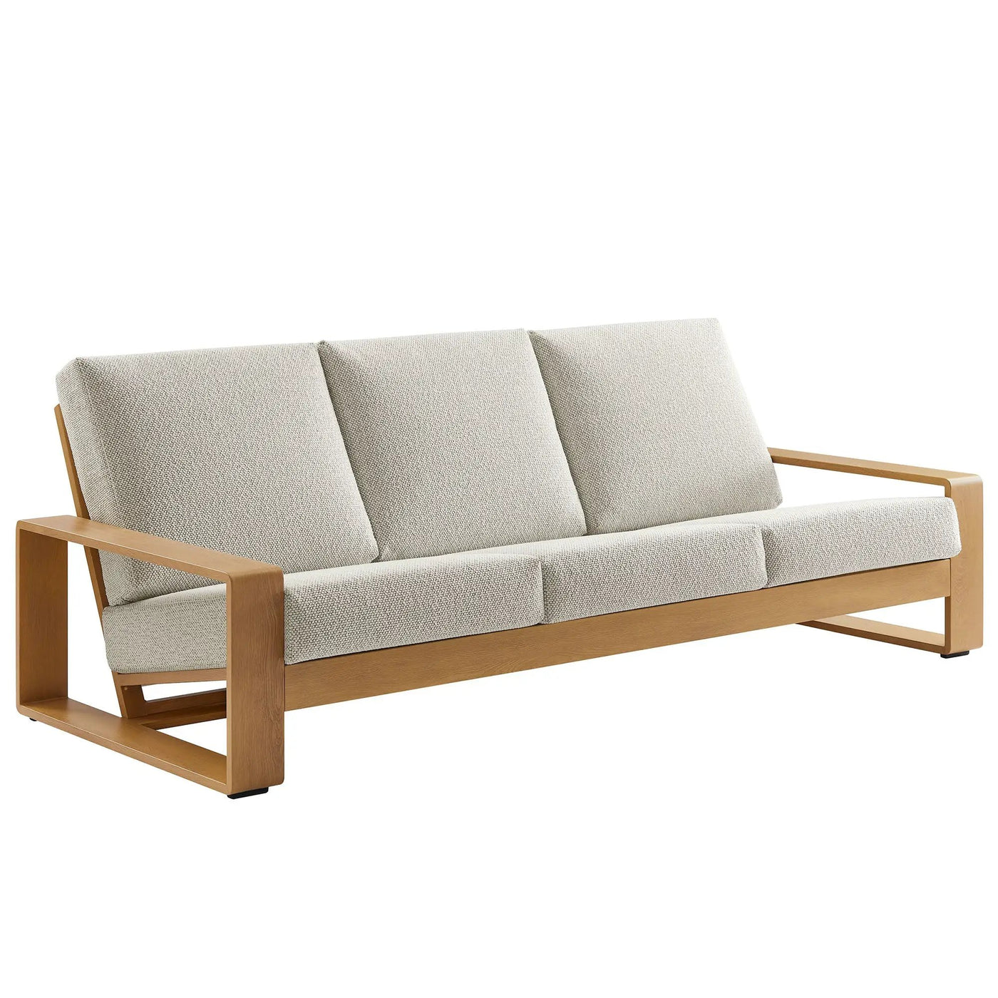 Lirienne Outdoor Patio Aluminum Faux Wood Sofa by Modway by HouseOfZazla