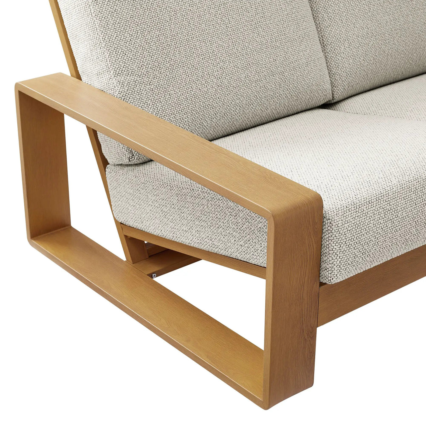Lirienne Outdoor Patio Aluminum Faux Wood Sofa by Modway by HouseOfZazla