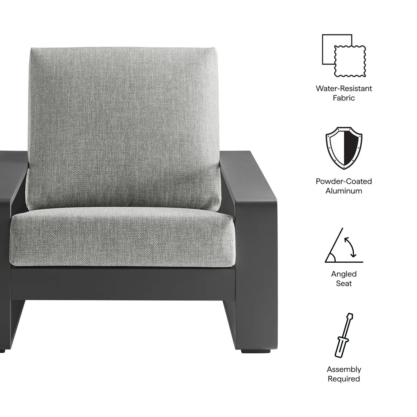 Lirienne Outdoor Patio Aluminum Armchair by Modway by HouseOfZazla