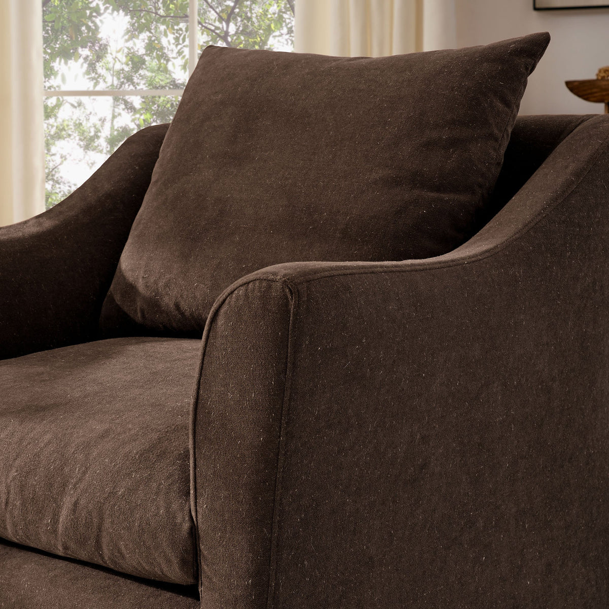 Somerset Linen Blend Slipcovered Armchair by Modway, photo 9 of 27