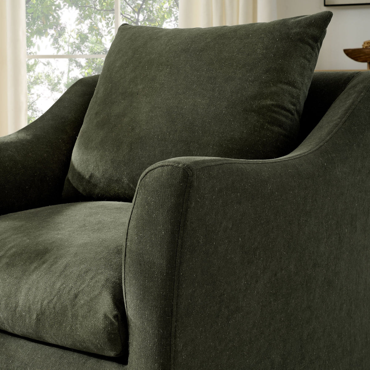 Somerset Linen Blend Slipcovered Armchair by Modway, photo 27 of 27