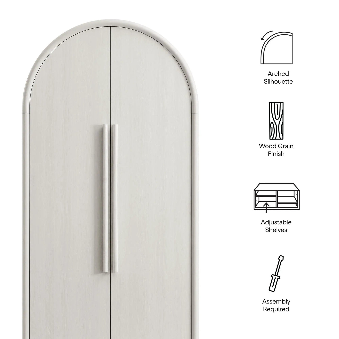 Bellamy Tall Arched Storage Cabinet by Modway by HouseOfZazla
