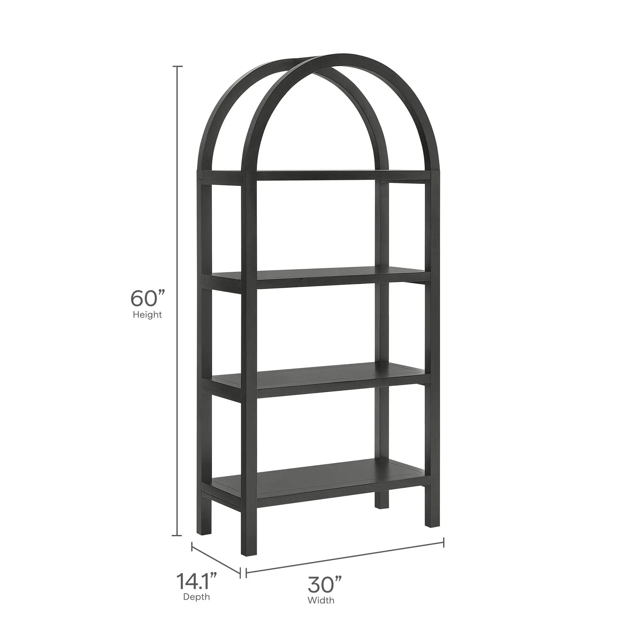 Vexley 60 Inch Arched Bookshelf by Modway by HouseOfZazla