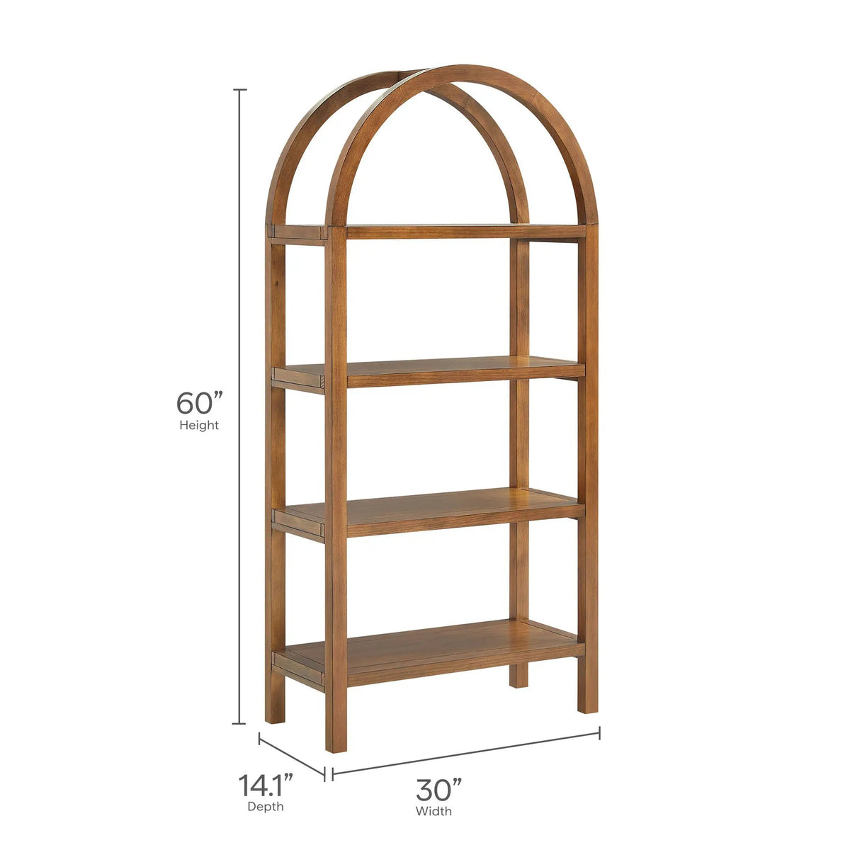 Vexley 60 Inch Arched Bookshelf by Modway by HouseOfZazla