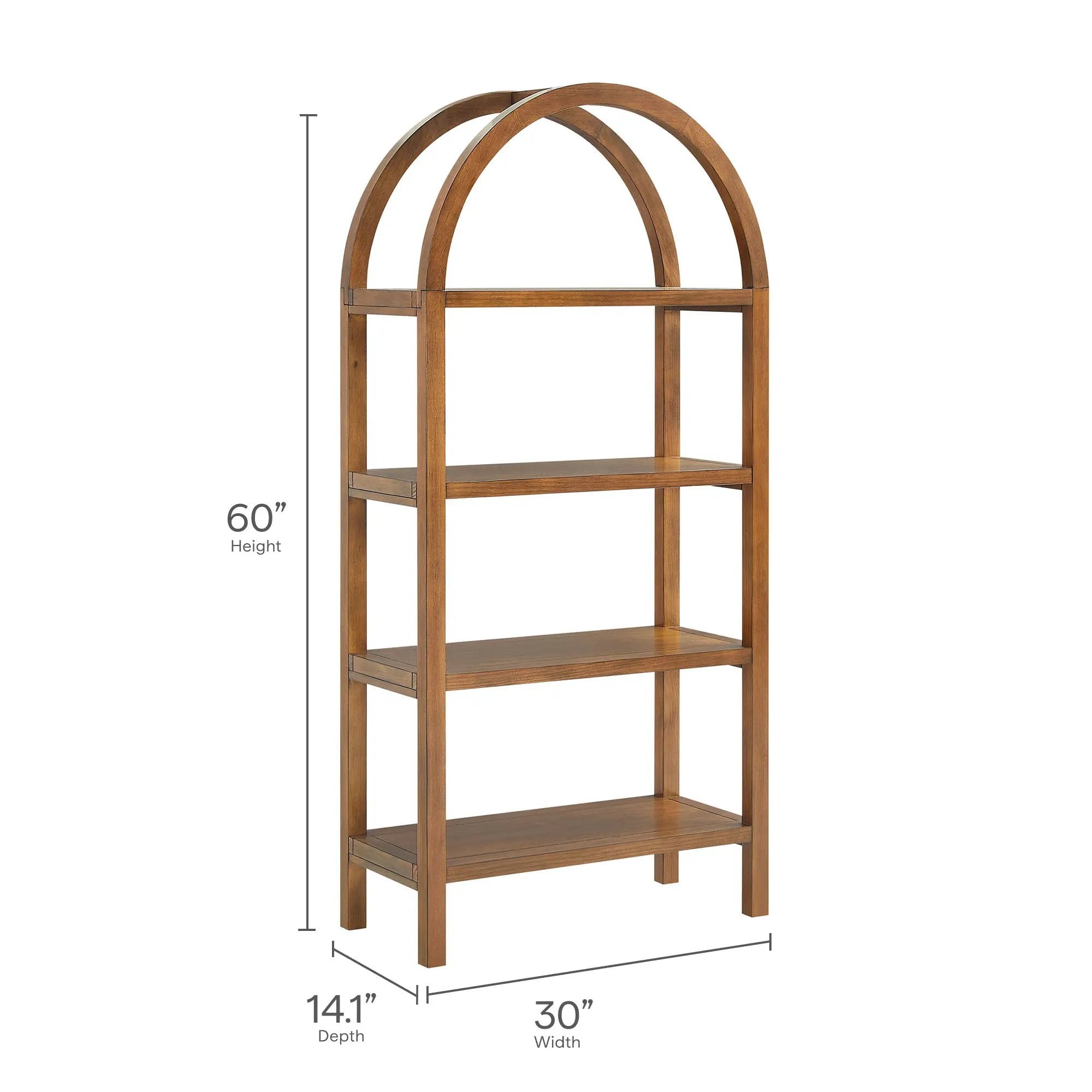 Vexley 60 Inch Arched Bookshelf by Modway by HouseOfZazla