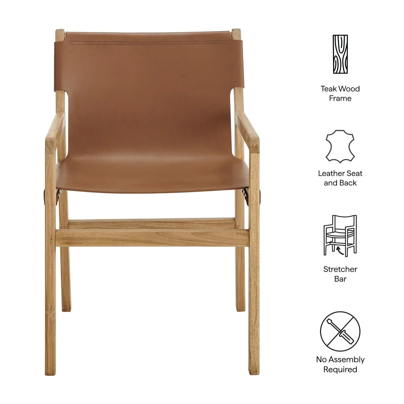 Sonora Leather Dining Chair by Modway by HouseOfZazla