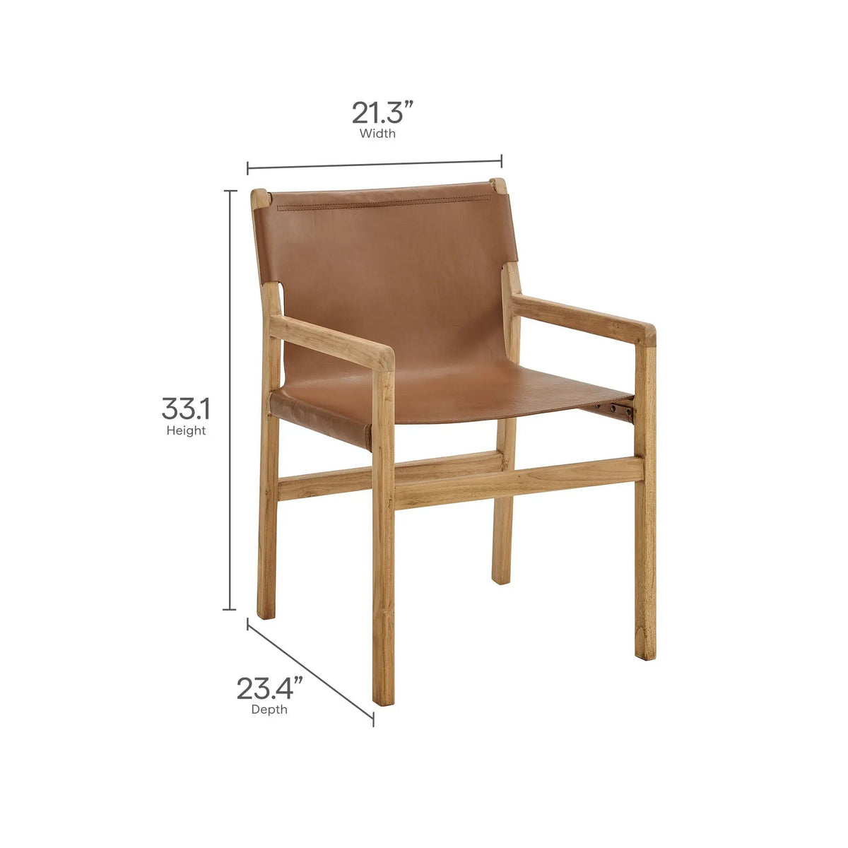Sonora Leather Dining Chair by Modway by HouseOfZazla