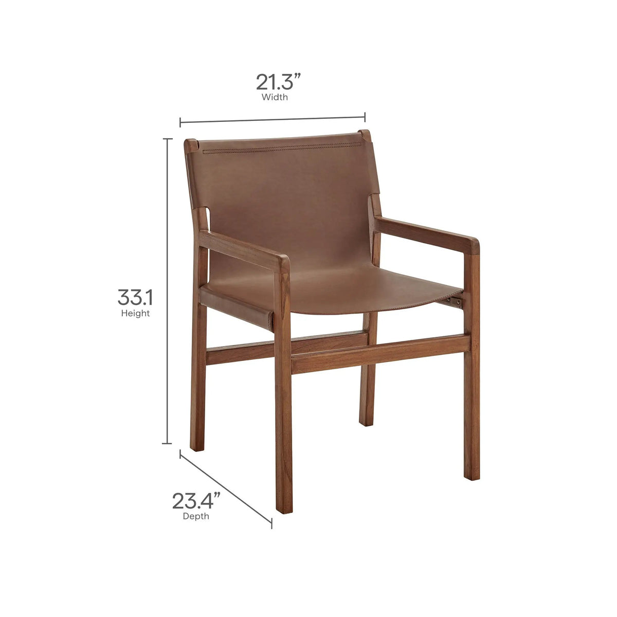 Sonora Leather Dining Chair by Modway by HouseOfZazla