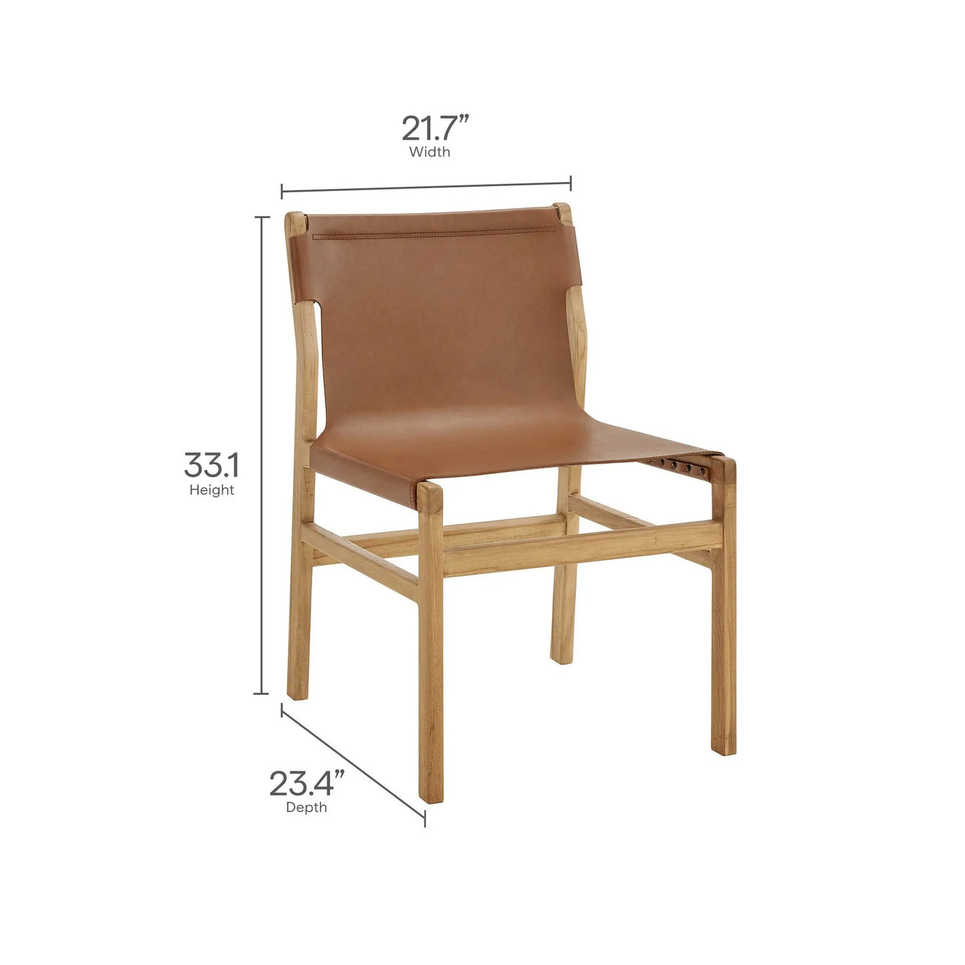 Sonora Leather Dining Side Chair by Modway by HouseOfZazla
