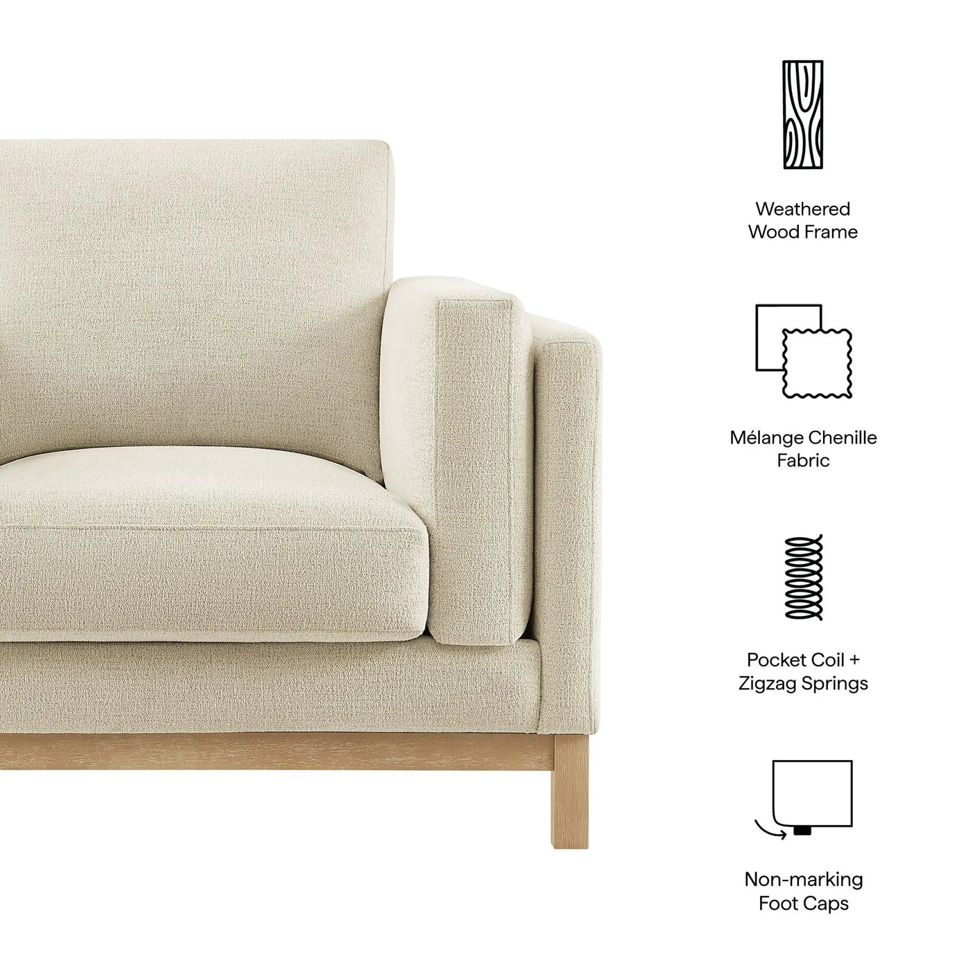 Roscoe Fabric Armchair by Modway by HouseOfZazla