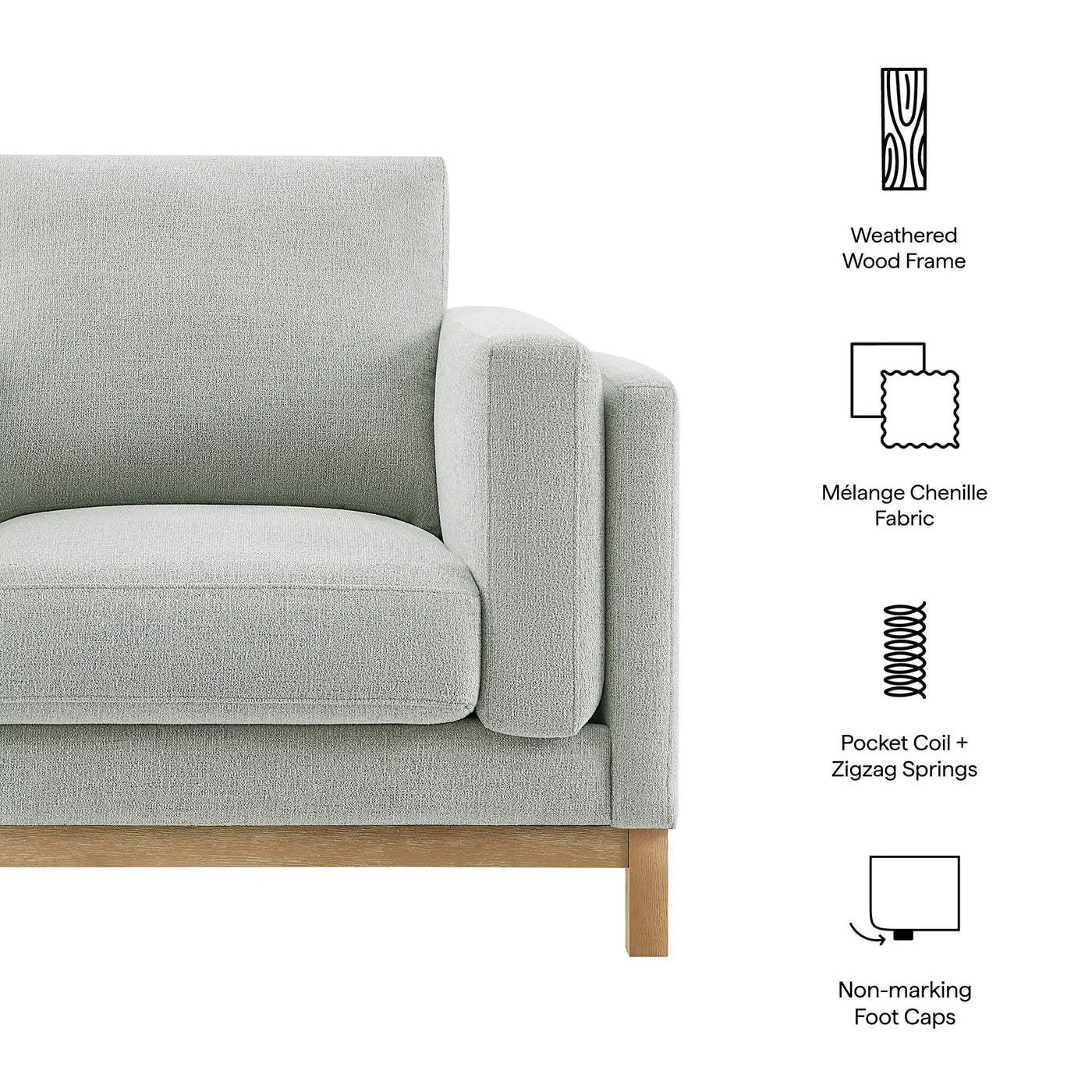 Roscoe Fabric Armchair by Modway by HouseOfZazla