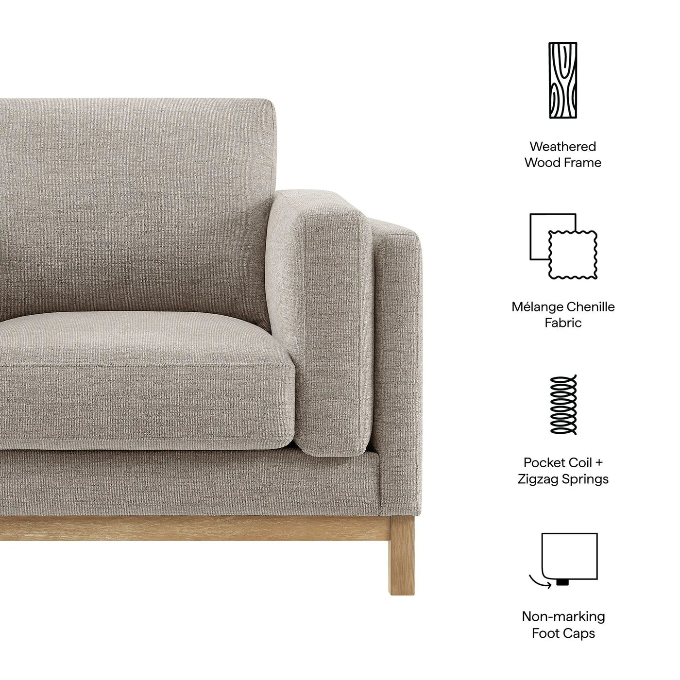 Roscoe Fabric Armchair by Modway by HouseOfZazla