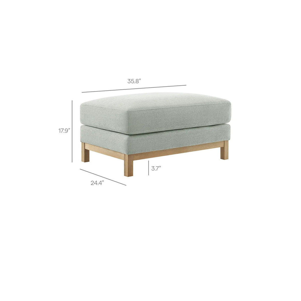 Roscoe Fabric Ottoman by Modway by HouseOfZazla
