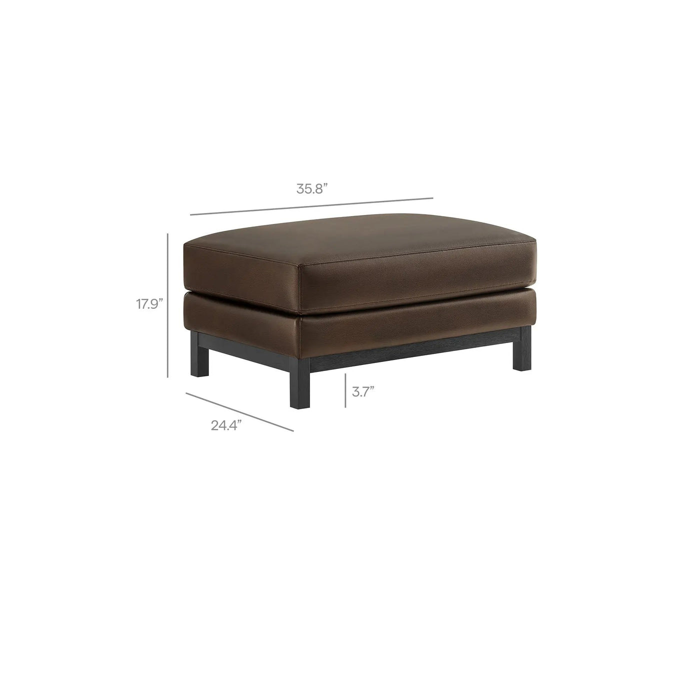 Roscoe Vegan Leather Ottoman by Modway by HouseOfZazla