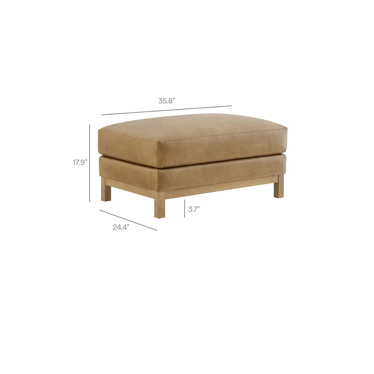 Roscoe Vegan Leather Ottoman by Modway by HouseOfZazla