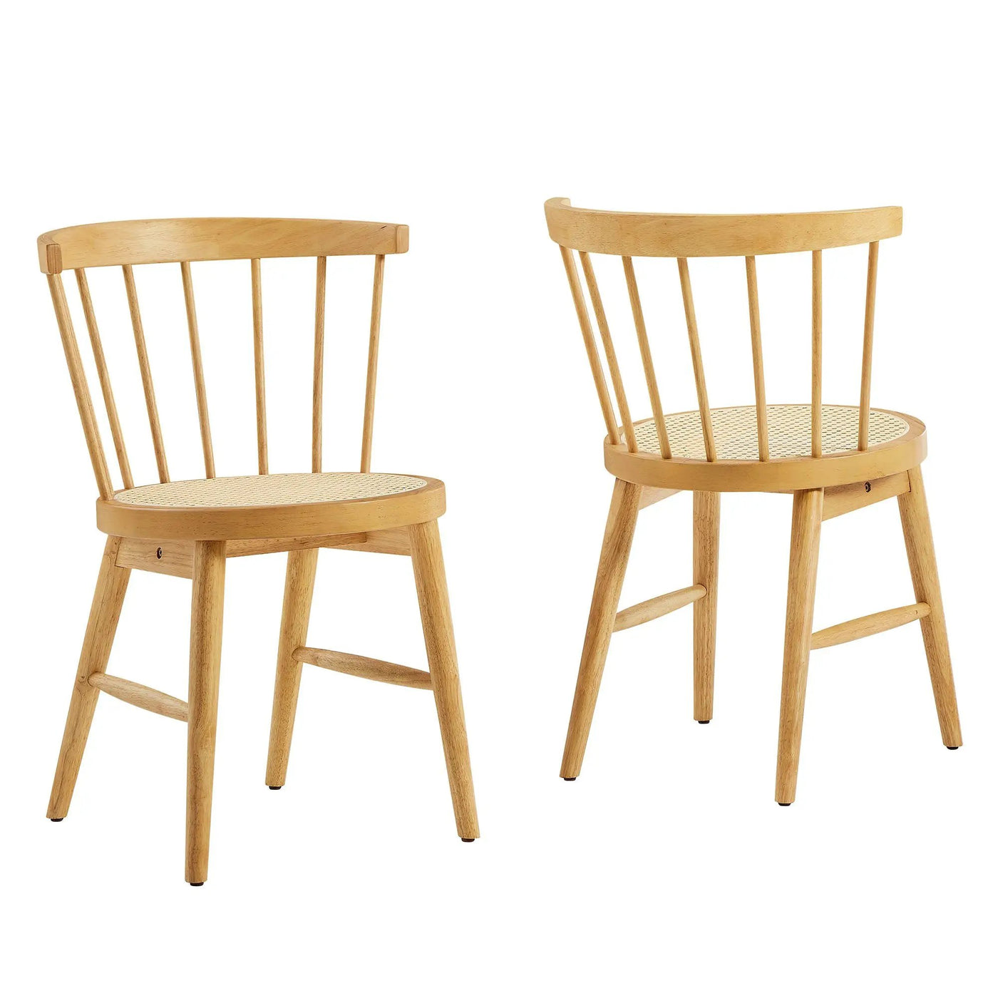 Lykke Curved Spindle Back Dining Chairs Set of 2 by Modway by HouseOfZazla