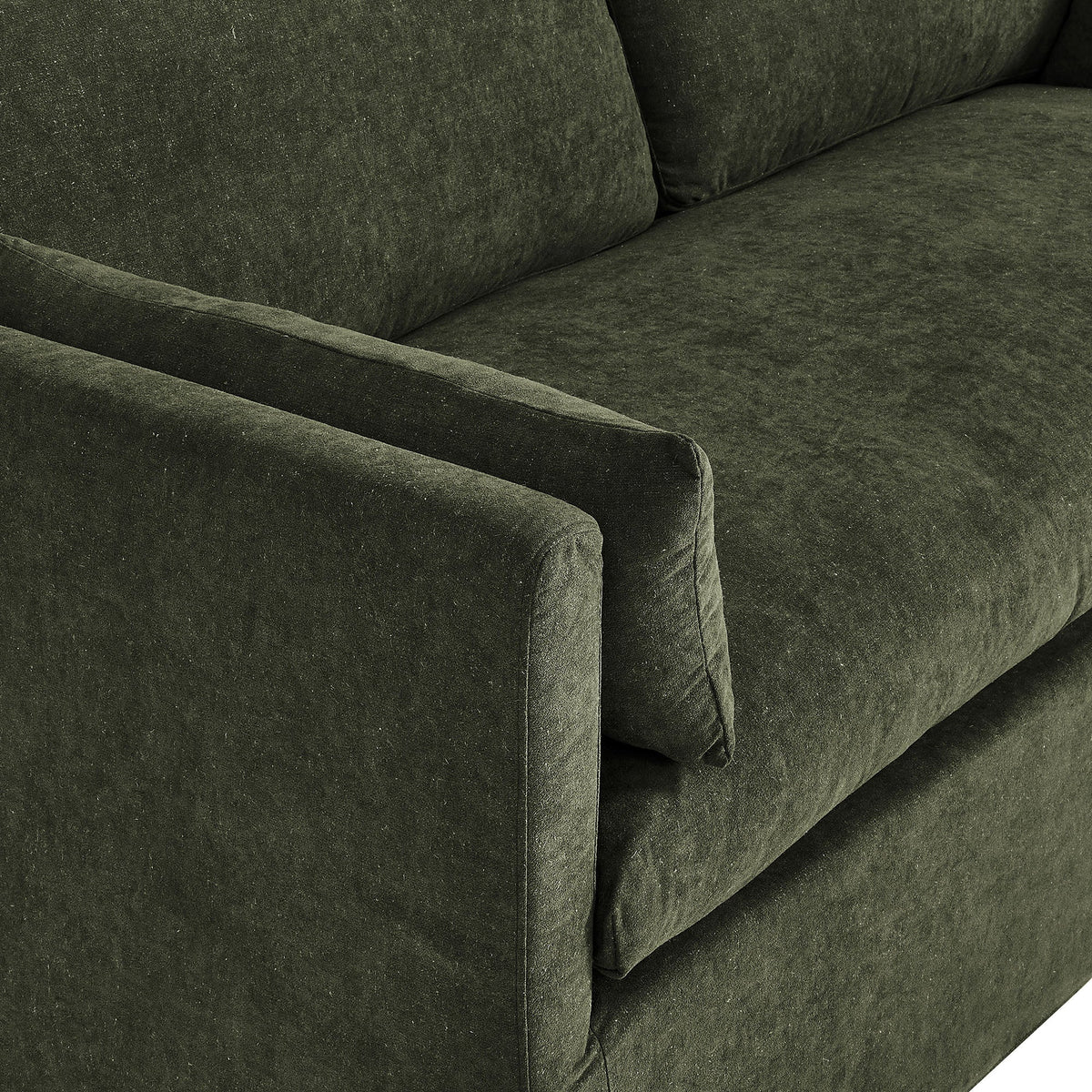 Wellfleet Slipcovered Linen-Blend Loveseat by Modway, photo 34 of 36