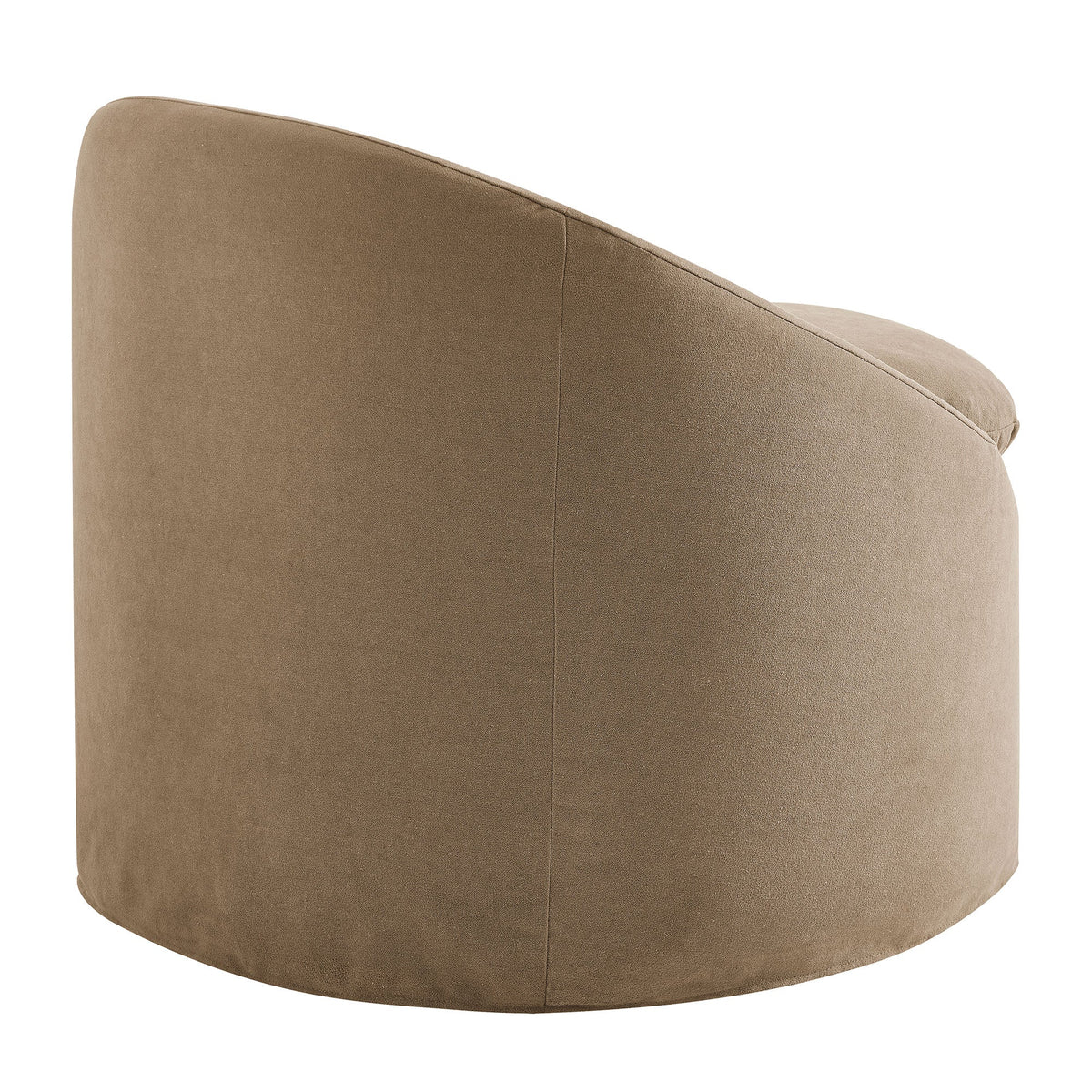 Sadie Slipcovered Linen-Blend Round Accent Chair by Modway, photo 5 of 40