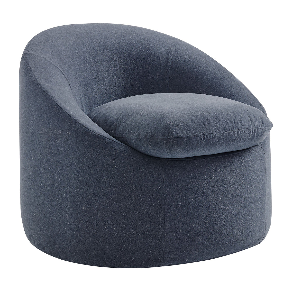 Sadie Slipcovered Linen-Blend Round Accent Chair by Modway, photo 19 of 40