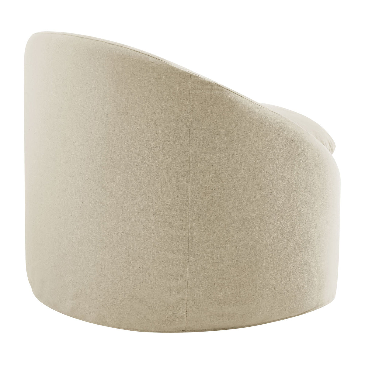 Sadie Slipcovered Linen-Blend Round Accent Chair by Modway, photo 32 of 40