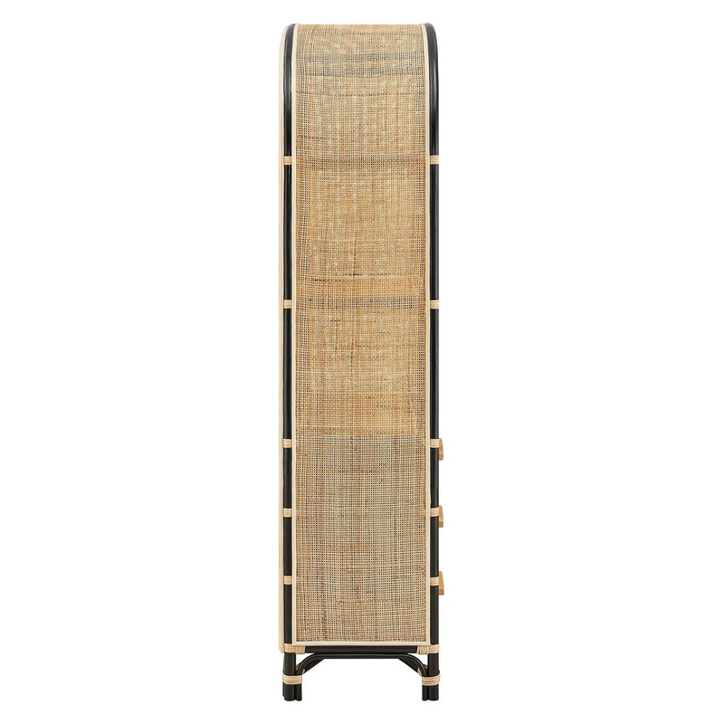 Jane 71 Inch Tall Arched Natural Rattan Bookshelf by Modway by HouseOfZazla