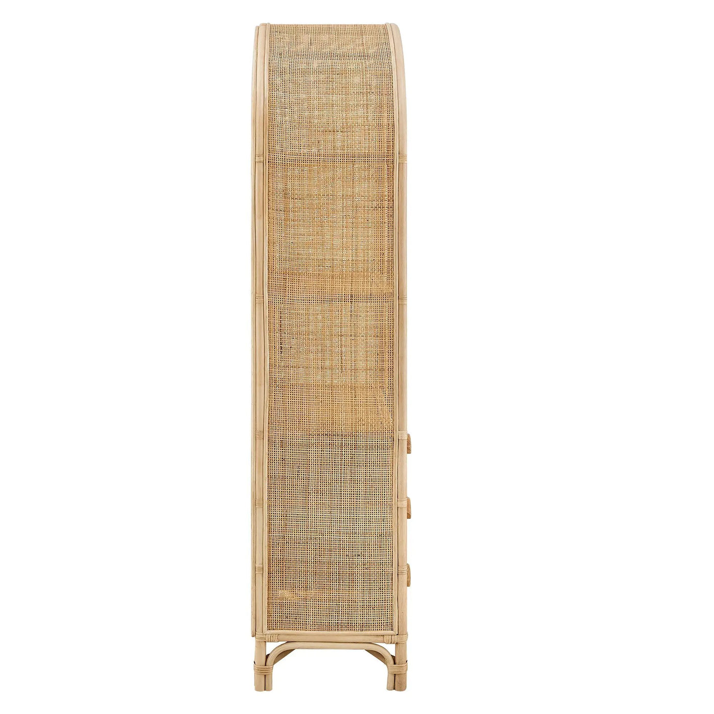 Jane 71 Inch Tall Arched Natural Rattan Bookshelf by Modway by HouseOfZazla