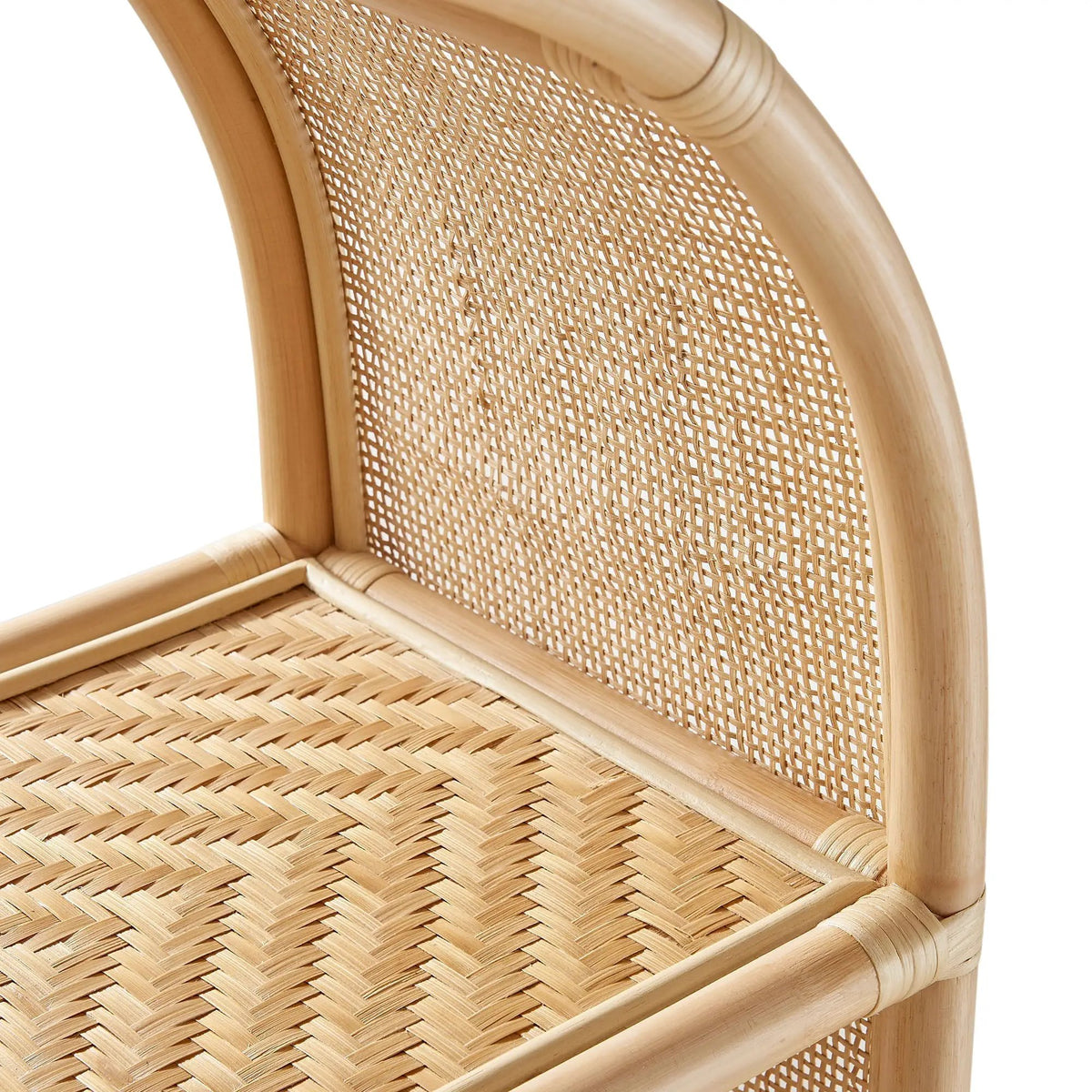 Celeste 67 Inch Tall Arched Natural Rattan Bookshelf by Modway by HouseOfZazla
