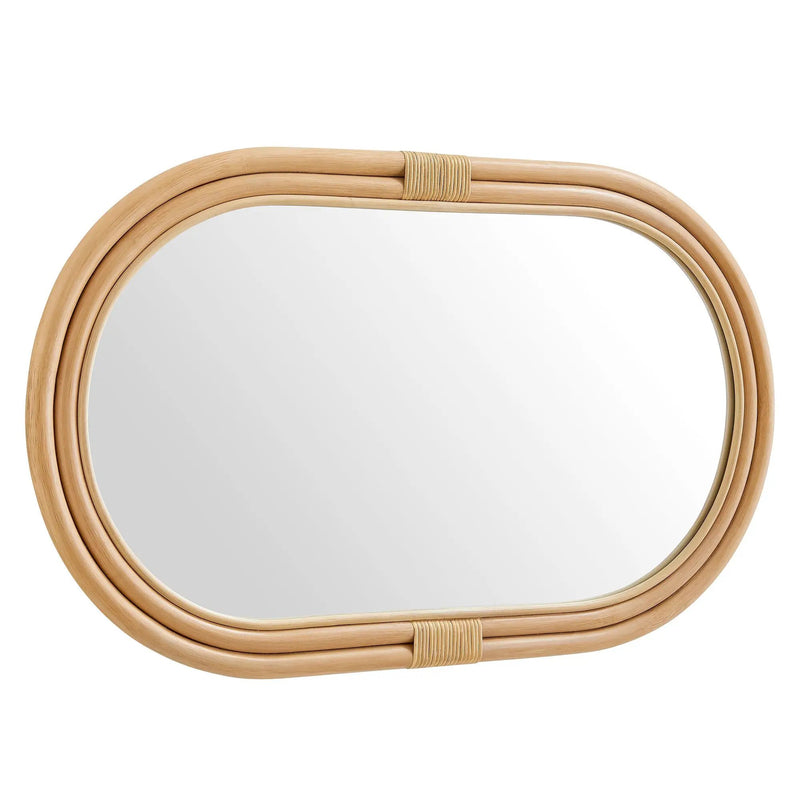 Corsica Oval Rattan Wall Mirror by Modway by HouseOfZazla