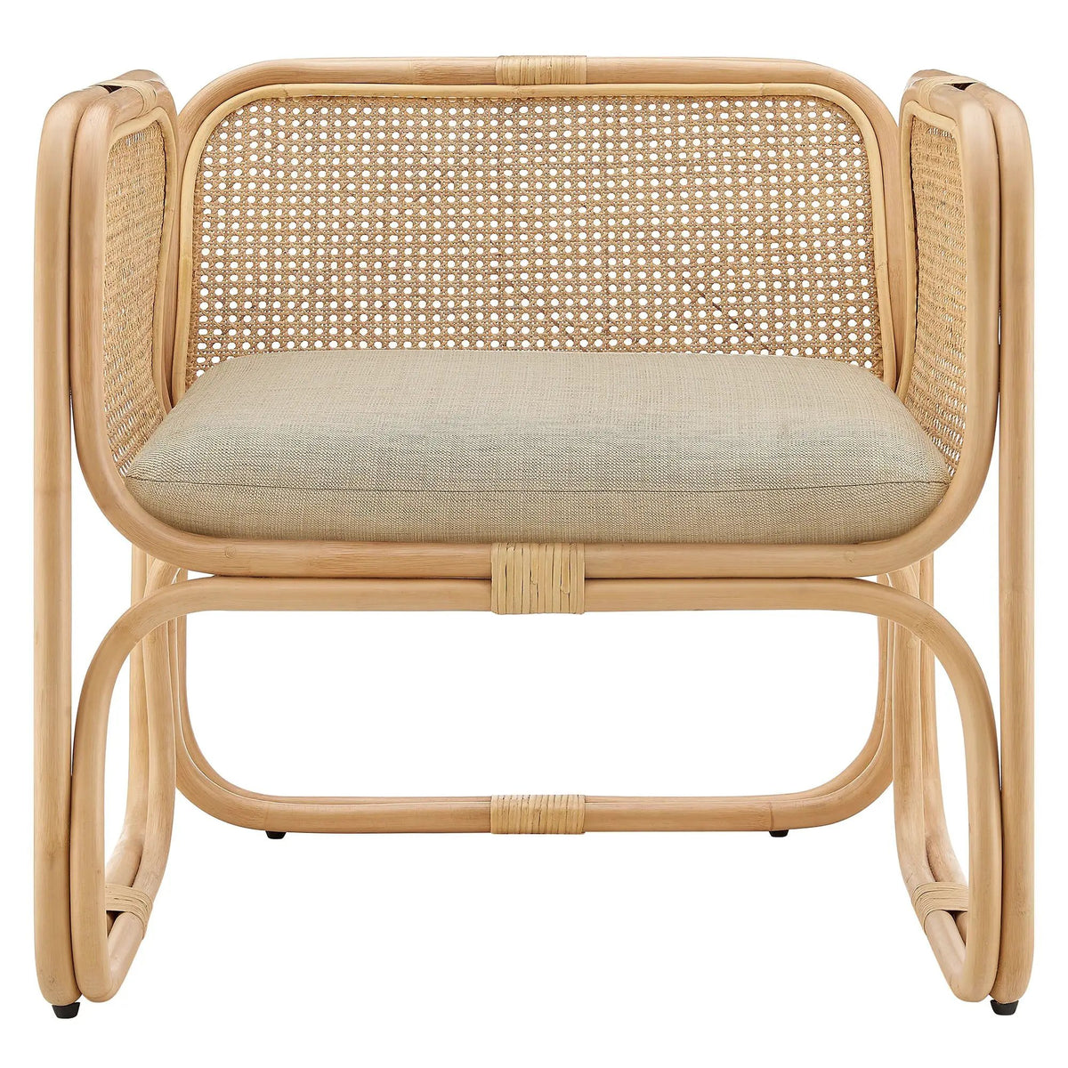 Ellis Natural Rattan Accent Armchair by Modway by HouseOfZazla