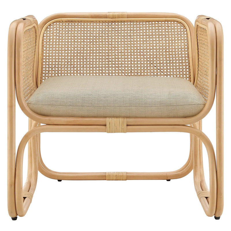 Ellis Natural Rattan Accent Armchair by Modway by HouseOfZazla