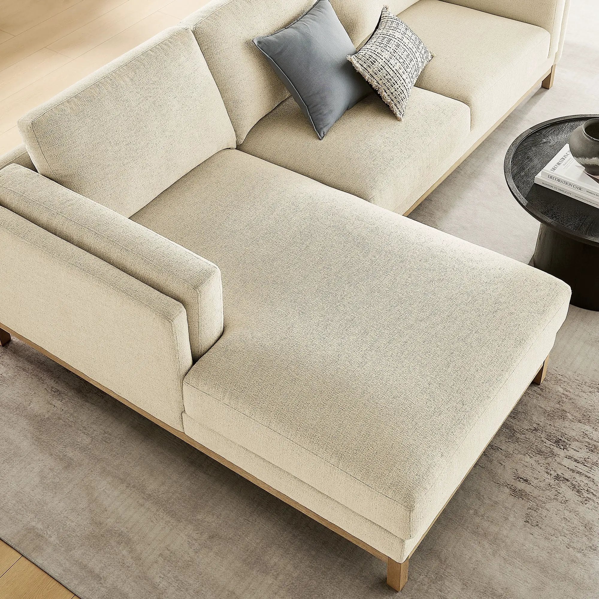 Roscoe Left-Facing Fabric Sectional Sofa with Chaise by Modway by HouseOfZazla
