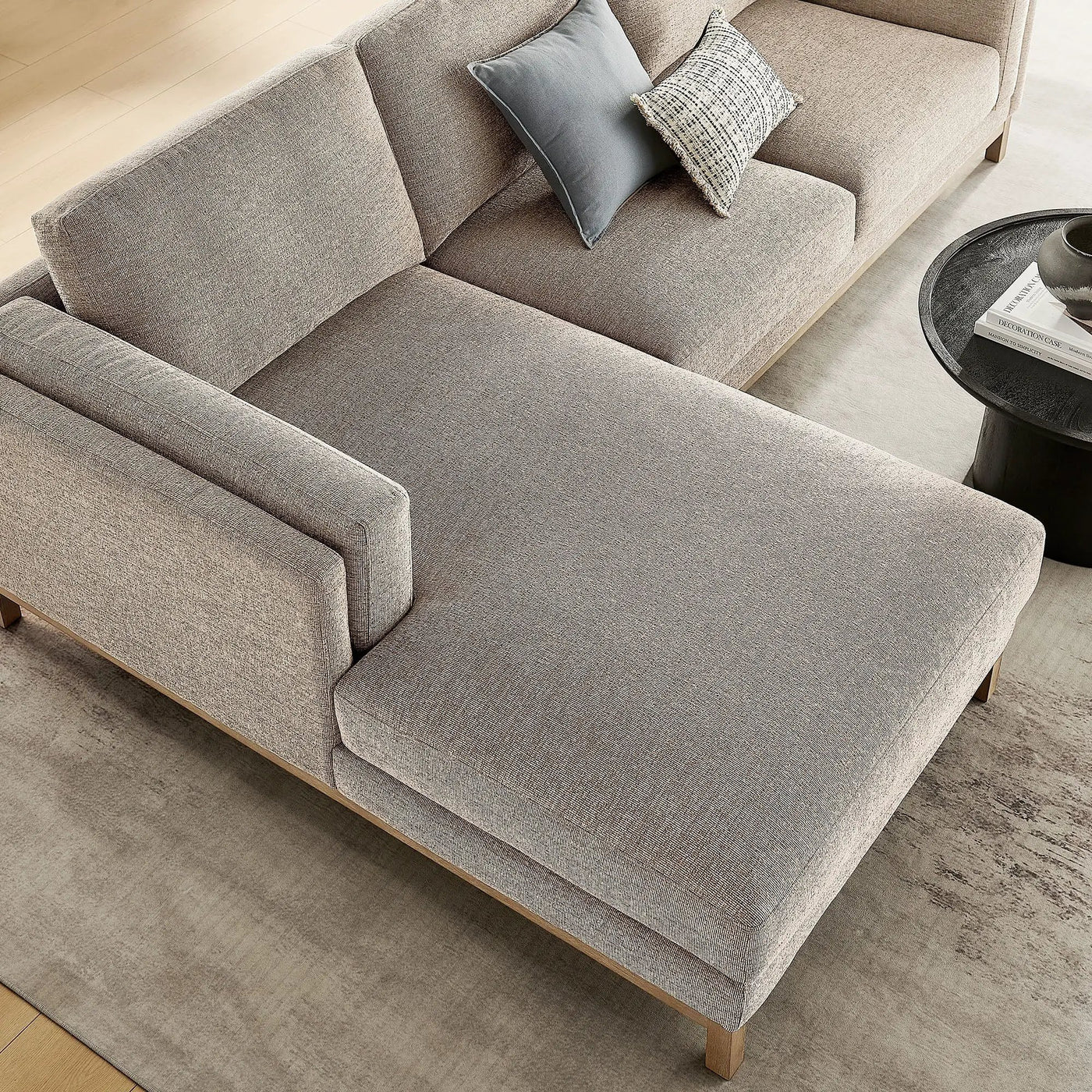 Roscoe Left-Facing Fabric Sectional Sofa with Chaise by Modway by HouseOfZazla