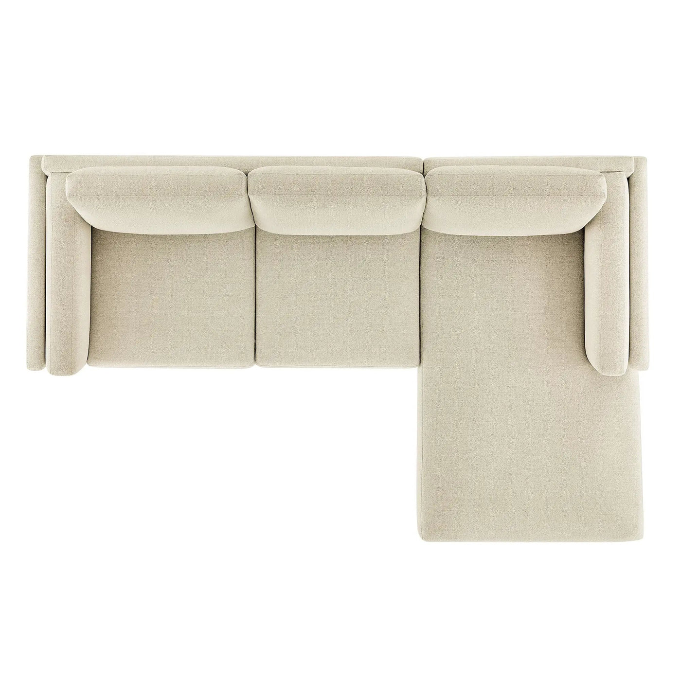Roscoe Right-Facing Fabric Sectional Sofa with Chaise by Modway by HouseOfZazla