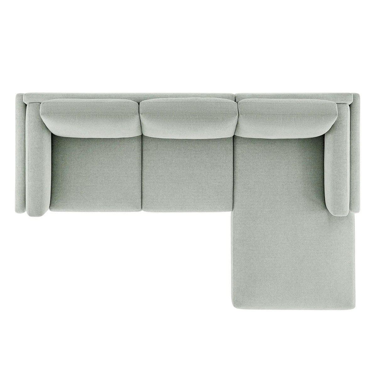 Roscoe Right-Facing Fabric Sectional Sofa with Chaise by Modway by HouseOfZazla