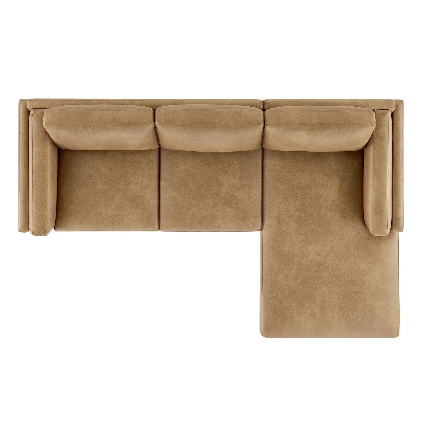 Roscoe Right-Facing Vegan Leather Sectional Sofa with Chaise by Modway by HouseOfZazla