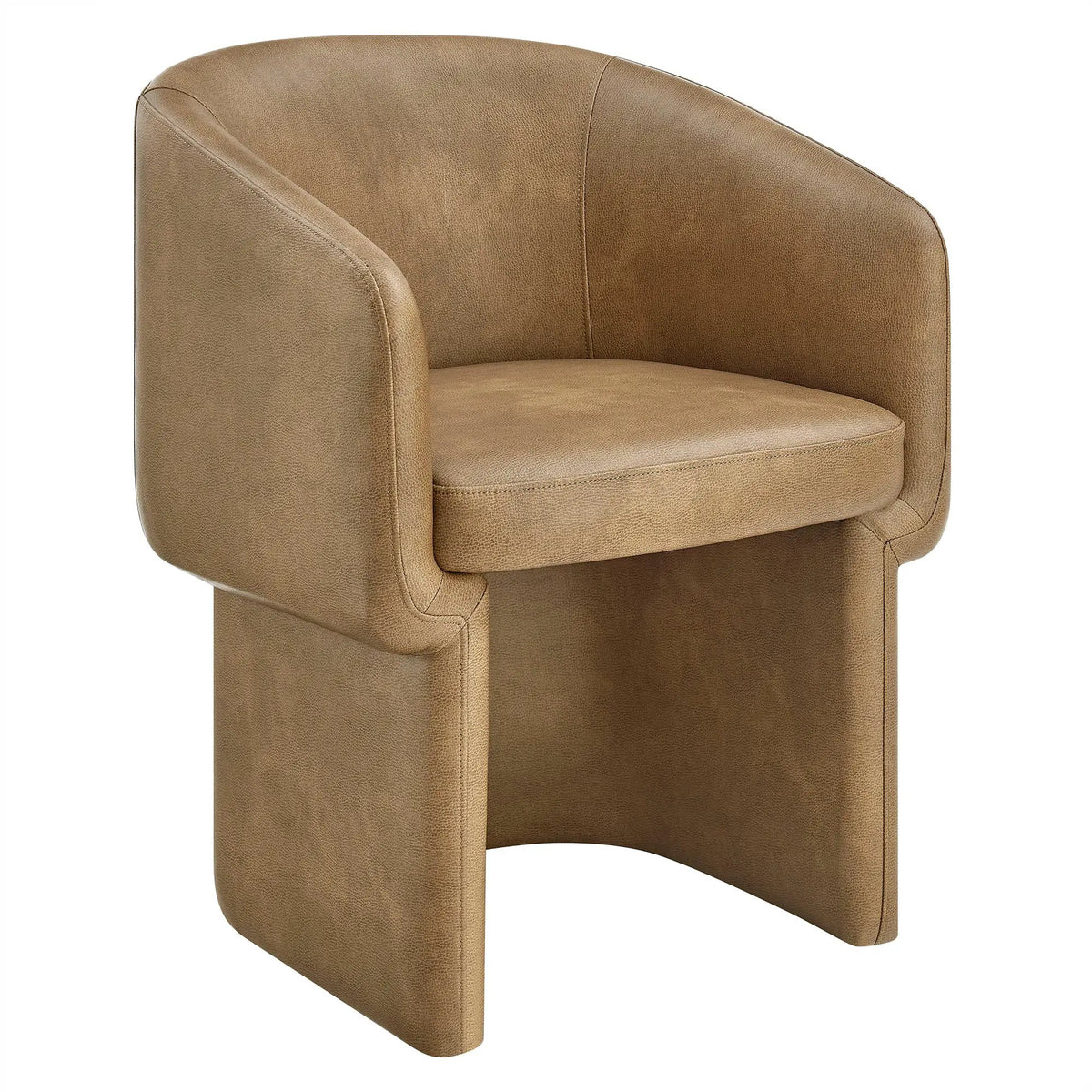 Verity Barrel Back Vegan Leather Dining Chair by Modway by HouseOfZazla