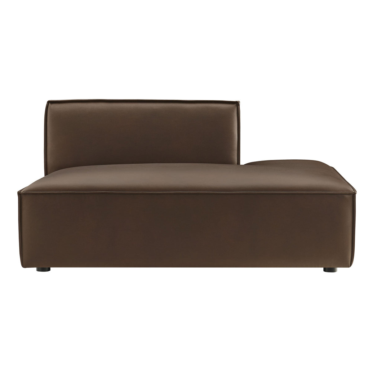 Restore Vegan Leather Right-Facing Armless Modular Chaise by Modway, photo 6 of 18