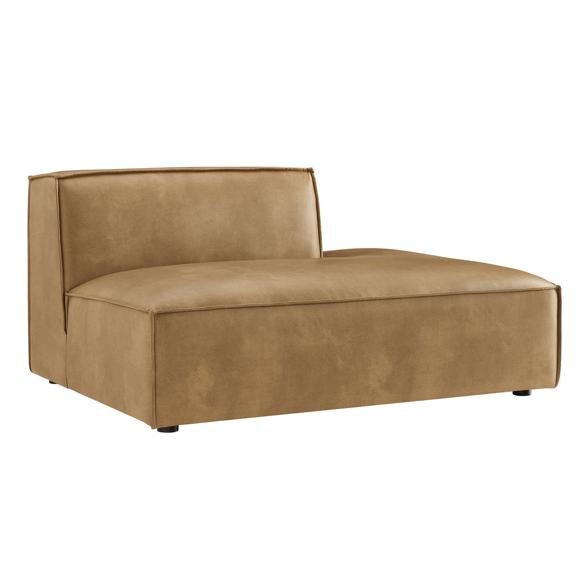 Restore Vegan Leather Right-Facing Armless Modular Chaise by Modway, photo 10 of 18