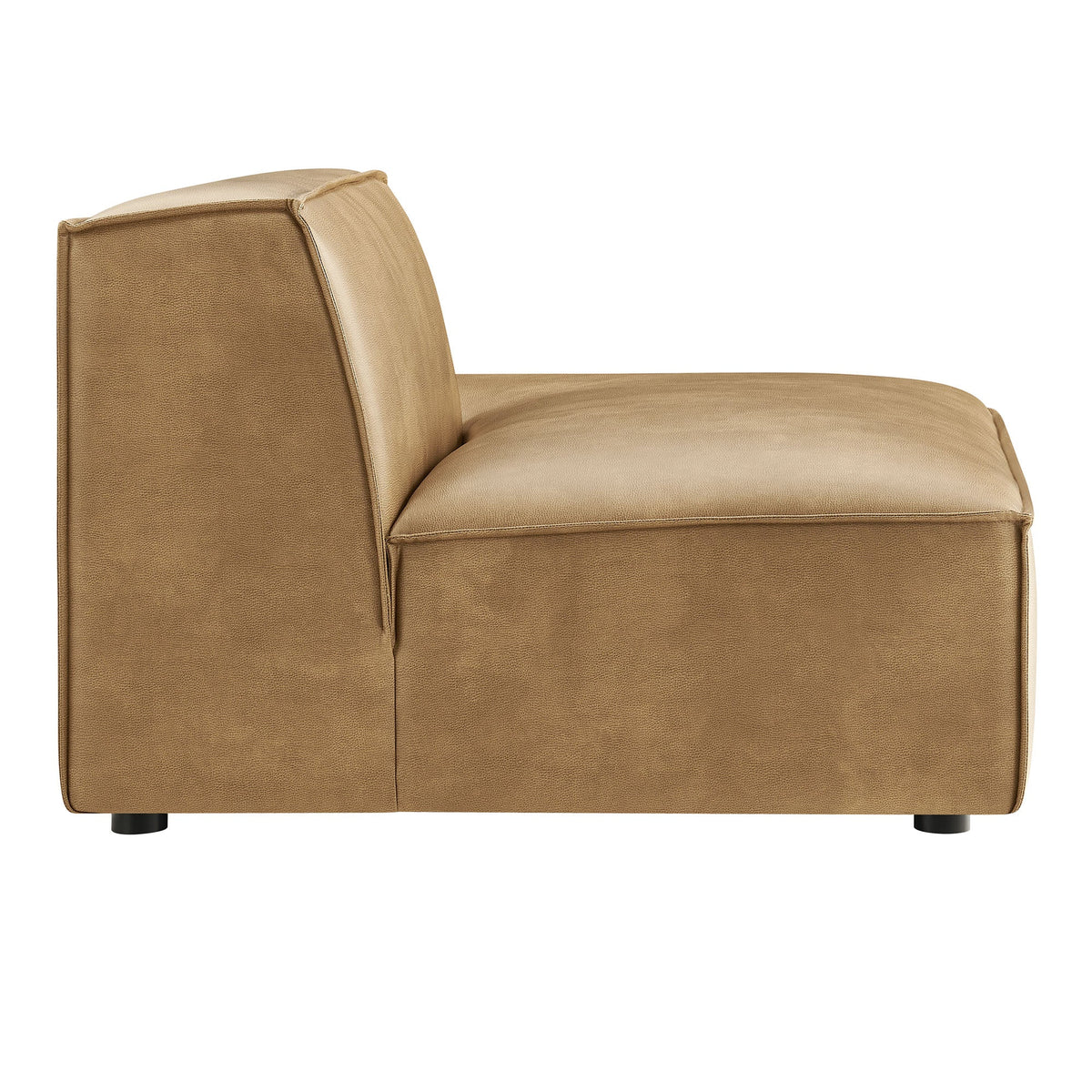 Restore Vegan Leather Right-Facing Armless Modular Chaise by Modway, photo 13 of 18