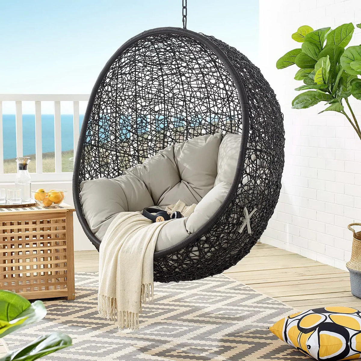 Encase Swing Outdoor Patio Lounge Chair by Modway by HouseOfZazla
