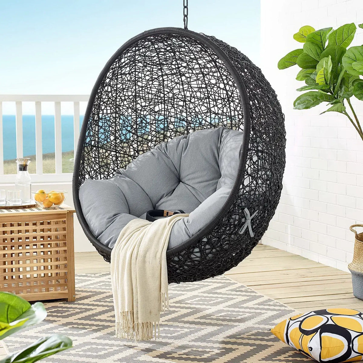 Encase Swing Outdoor Patio Lounge Chair by Modway by HouseOfZazla