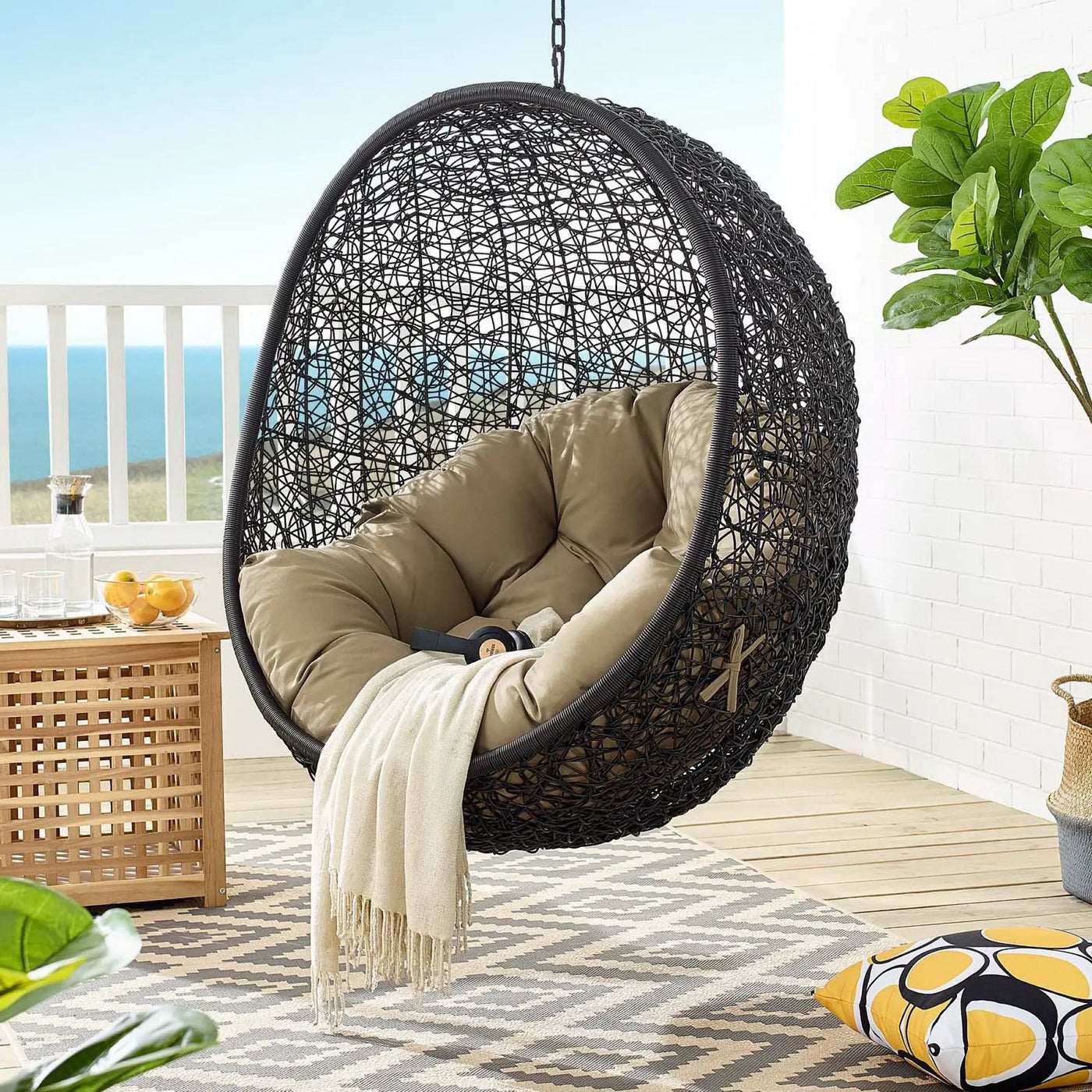 Encase Swing Outdoor Patio Lounge Chair by Modway by HouseOfZazla