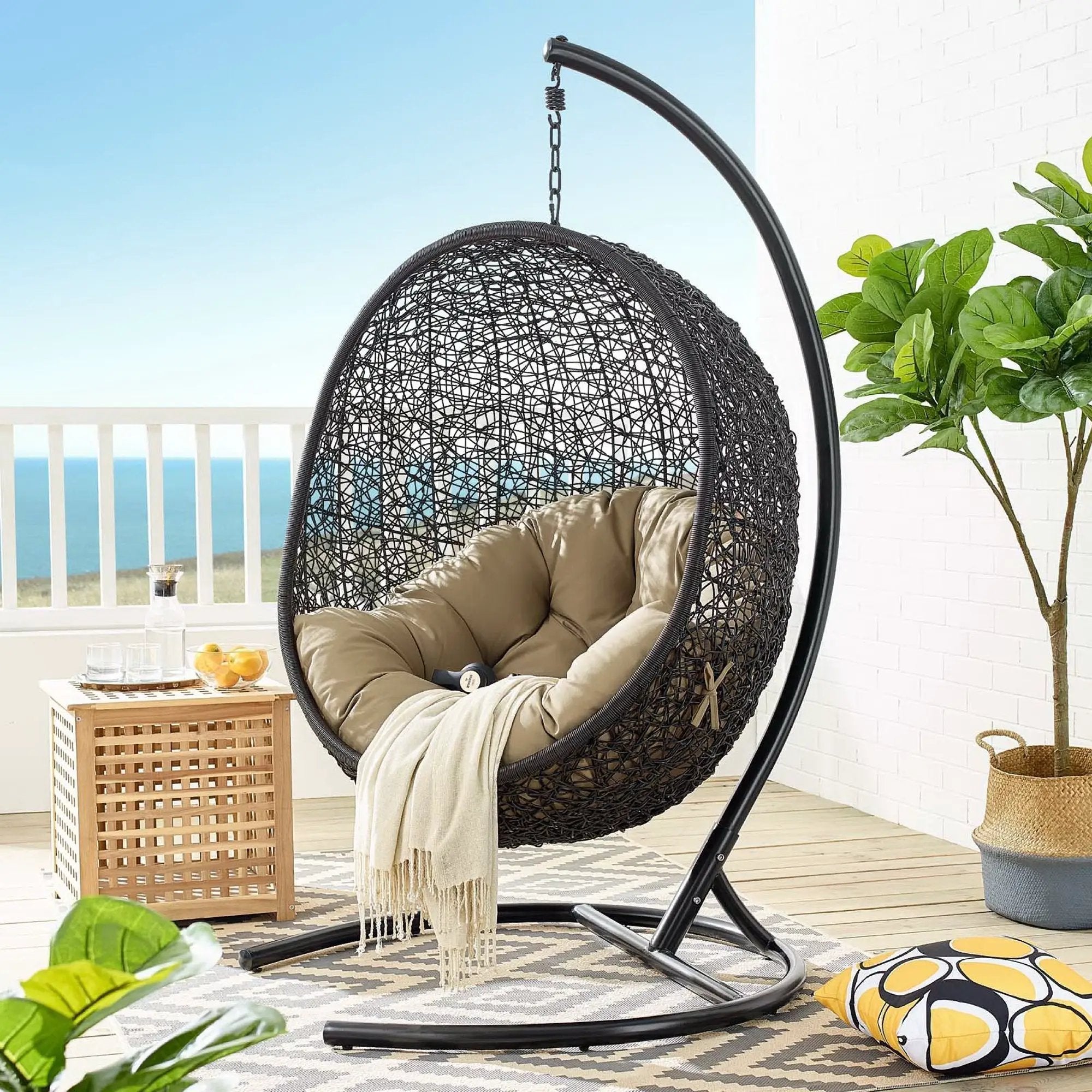 Encase Swing Outdoor Patio Lounge Chair by Modway by HouseOfZazla