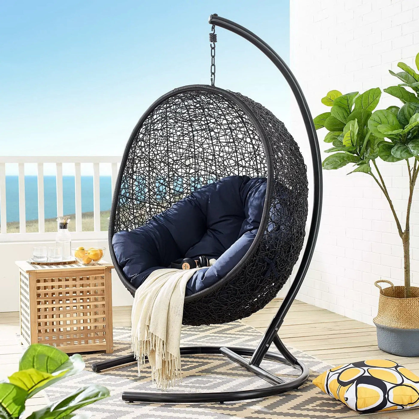 Encase Swing Outdoor Patio Lounge Chair by Modway by HouseOfZazla